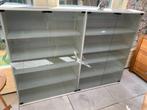 2 stuks vitrinekasten zo goed als nieuw  met UV Werend glas, Overige merken, Gelijkstroom of Wisselstroom, Overige typen, Ophalen of Verzenden