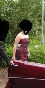 Galajurk Bordeaux maat XL, Maat 38/40 (M), Galajurk, Ophalen of Verzenden, Zo goed als nieuw