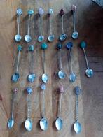 Edelsteen lepeltjes verzilverd, Antiek en Kunst, Antiek | Bestek, Ophalen of Verzenden
