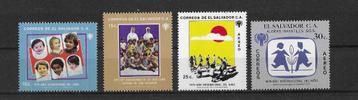 El Salvador Michel 1299-1302 postfris JAAR VH KIND beschikbaar voor biedingen