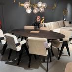 Tafel Joost Ovaal 220x120 cm Richmond Interiors, Ophalen, 100 tot 150 cm, Eikenhout, Vijf personen of meer