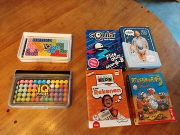 Spel en puzzels set beschikbaar voor biedingen