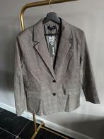 Geruite blazer met glitters, Bruin, Verzenden, Maat 42/44 (L), Nieuw