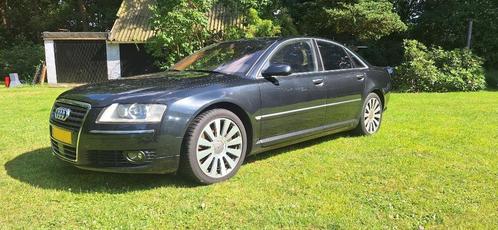 Audi A8 6.0 W12 2005 Zwart voor export of handige Harry, Auto's, Audi, Particulier, A8, 4x4, ABS, Adaptive Cruise Control, Airbags
