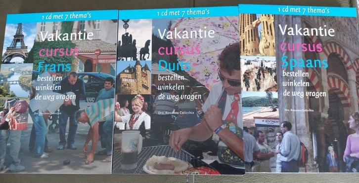 Onderweg of thuis talen leren; Frans, Duits Spaans, Computers en Software, Educatie- en Cursussoftware, Nieuw, Taalcursus, Windows