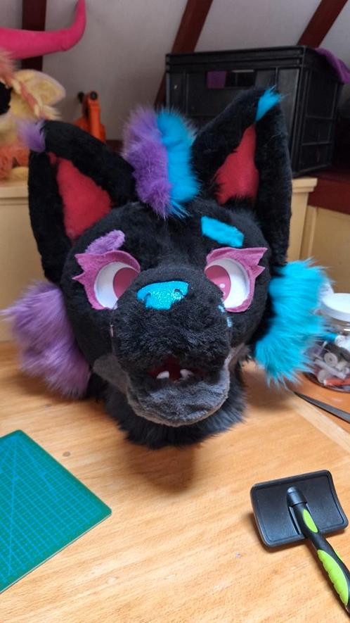 Fursuit hoofd, Hobby en Vrije tijd, Kostuums, Theaterbenodigdheden en LARP, Nieuw, Ophalen of Verzenden