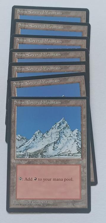 MTG; Ice Age; SP; Snow-covered Mountain beschikbaar voor biedingen
