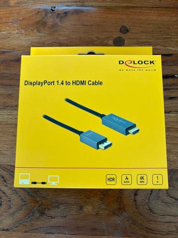 DeLOCK display to  HDMI kabel 1.4 meter beschikbaar voor biedingen