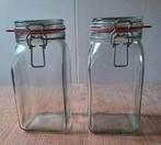 (Weck)potten 2 stuks, Ophalen, Gebruikt
