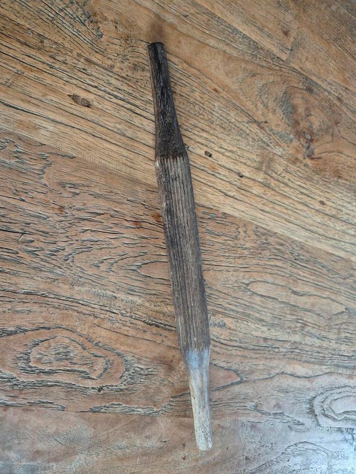 Antieke houten deegroller, Antiek en Kunst, Curiosa en Brocante, Ophalen of Verzenden