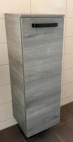 Badkamer kast 35x35x100 – grijze houtnerf, in nieuwstaat!, Ophalen, Minder dan 50 cm, 100 tot 150 cm, Overige typen