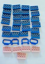 Lego blauwe en roze hekjes 3185, Ophalen of Verzenden, Zo goed als nieuw, Losse stenen, Lego