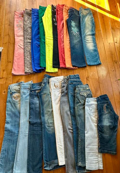 Dameskleding (20 broeken) pakket maat xs/s. In goede staat., Kleding | Dames, Broeken en Pantalons, Zo goed als nieuw, Maat 36 (S)