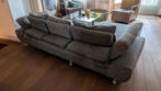 Bank inclusief kussen en verstelbare rugleuning, Ophalen, Gebruikt, Stof, Modern