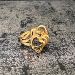 21 karaat gouden ring hart model, Sieraden, Tassen en Uiterlijk, Ringen, Ophalen of Verzenden, Nieuw, Goud
