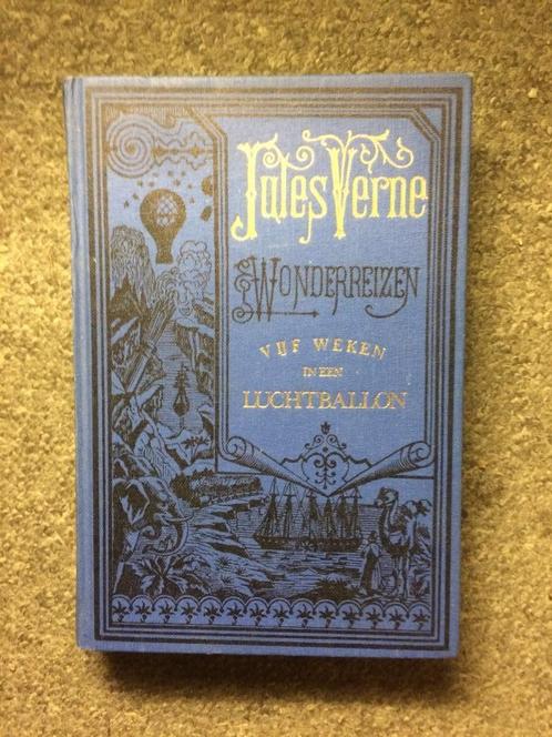 Vijf weken in een luchtballon ; door Jules Verne, Boeken, Literatuur, Zo goed als nieuw, Europa overig, Ophalen of Verzenden