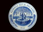 Bord Delfts Blauw Porceleyne Fles WOII 1940 gedenkbord, Ophalen of Verzenden