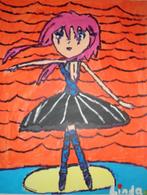 schilderij ballerina (11), Ophalen of Verzenden