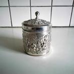 verzilverd douwe egberts theebusje, Antiek en Kunst, Ophalen of Verzenden