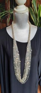 Antieke  ketting, Charleston, Great Gatsby,, Sieraden, Tassen en Uiterlijk, Antieke sieraden, Ophalen of Verzenden, Overige materialen