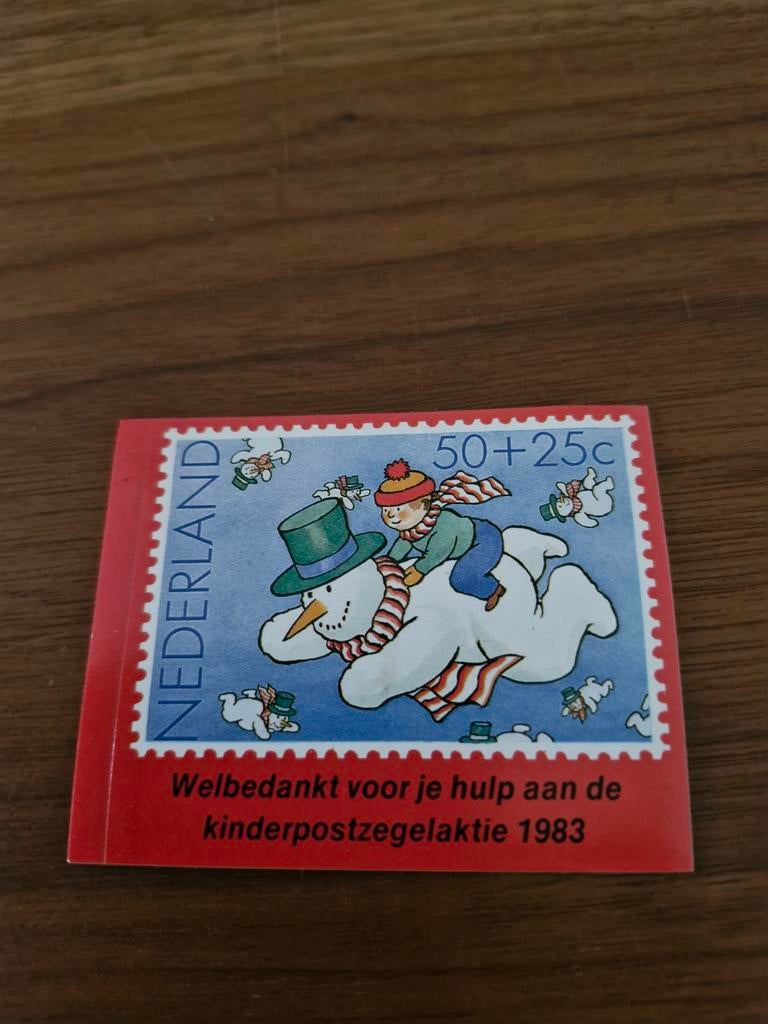 4280 Nederland Kinderpostzegel 1983 Sticker, Ophalen of Verzenden