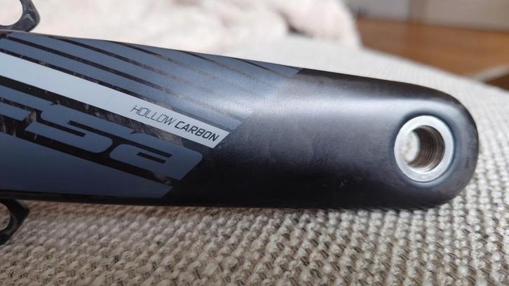 FSA Hollow Carbon Crankstel BB30 172.5mm, Fietsen en Brommers, Fietsonderdelen, Gebruikt, Algemeen, Crankstel of Pedalen, Ophalen of Verzenden