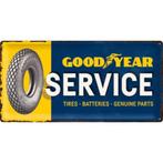 Goodyear service tires relief reclamebord van metaal deco, Reclamebord, Info@deconoord.nl, Verzenden, Deco Noord