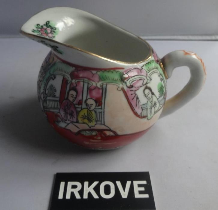 KANTON MELK KANNETJE * Gemerkt *, Antiek en Kunst, Antiek | Servies los, Verzenden