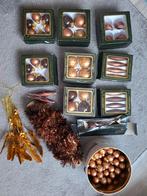 Doos met kerstversiering kleur brons/bruin/goud, Ophalen