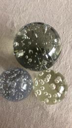 GLAZEN BOL MET BELLEN, Antiek en Kunst, Antiek | Glas en Kristal, Ophalen of Verzenden