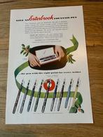 Esterbrook Fountain pen originele advertenties vintage, Verzamelen, Pennenverzamelingen, Ophalen of Verzenden, Gebruikt, Vulpen