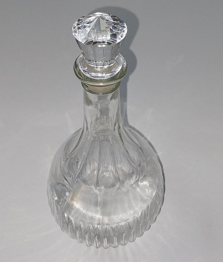 Vintage Karaf, Frans glasbedrijf VMC, Antiek en Kunst, Curiosa en Brocante, Ophalen of Verzenden