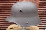 Mooie WW1 M17 Stahlhelm met origineel binnenwerk, Verzenden, Landmacht, Duitsland, Helm of Baret