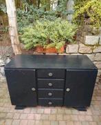 Vintage Art Deco Dressoir/Ladenkast, Huis en Inrichting, Kasten | Dressoirs, Ophalen, Gebruikt, 150 tot 200 cm, Metaal