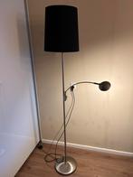 Staande lamp met leeslamp, Huis en Inrichting, Lampen | Vloerlampen, Ophalen, Zo goed als nieuw, Metaal, Modern
