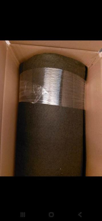 Tassenvilt vilt op rol zwart 4 mm lattenwand beschikbaar voor biedingen