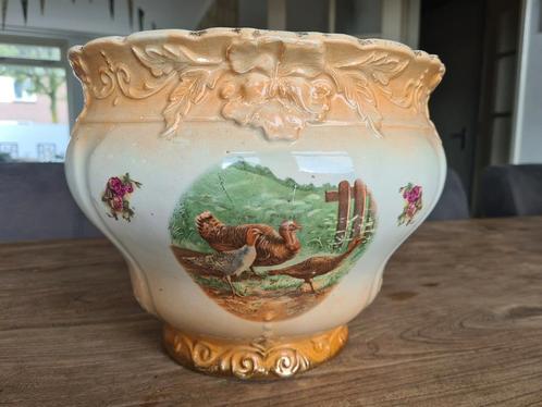 Prachtige Antieke Engelse Bloempot Wild & Adams, Antiek en Kunst, Antiek | Vazen, Ophalen of Verzenden