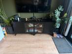Industrieel tv meubel 180 cm, Huis en Inrichting, Ophalen of Verzenden, Zo goed als nieuw, Minder dan 10 m², Laminaat