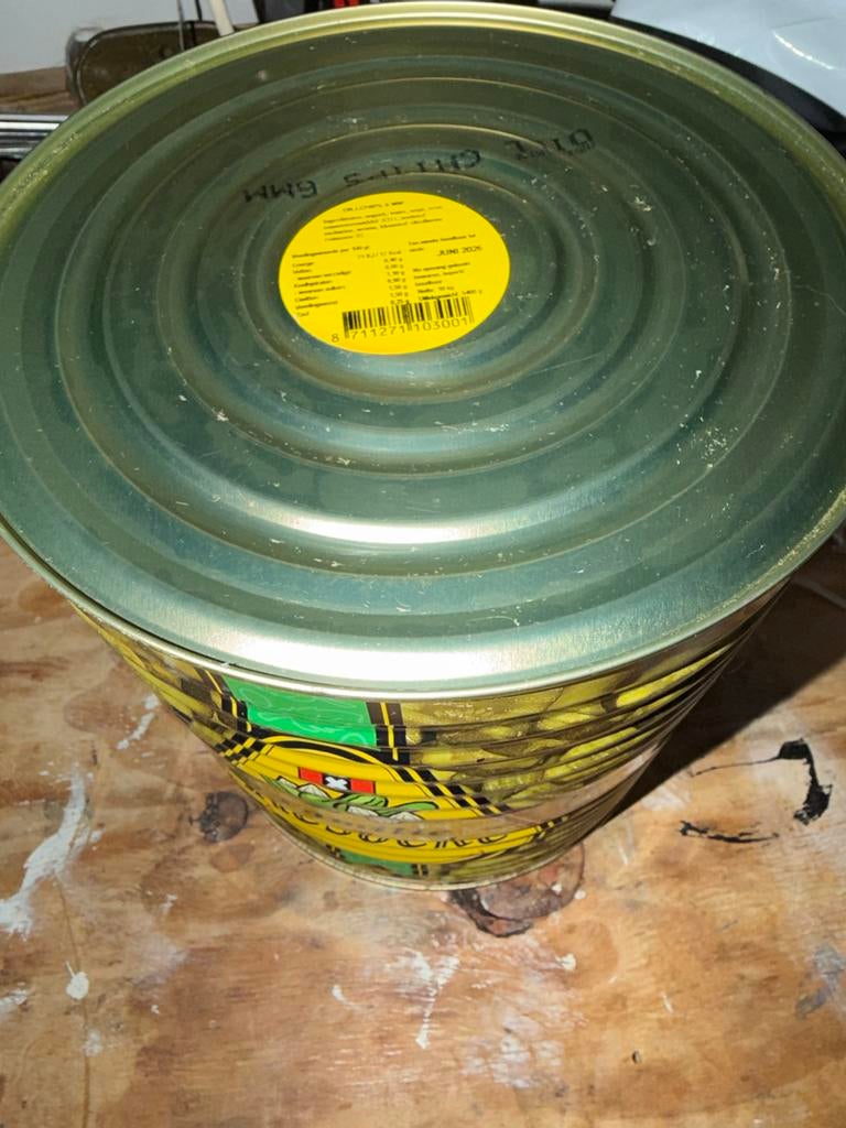 Deelchips 6 mm augurk schijfjes 10 kg, Ophalen