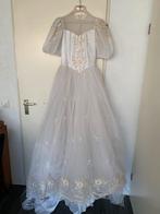 Vintage bruidsjurk, Kleding | Dames, Verzenden, Zo goed als nieuw, Wit, Trouwjurk