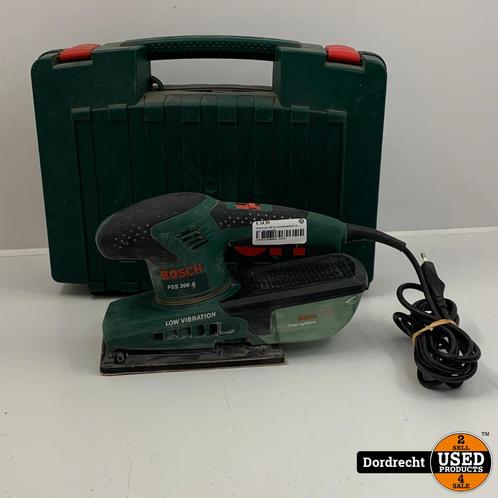 Bosch pss 200 ac schuurmachine | In kist | Met garantie, Doe-het-zelf en Verbouw, Gereedschap | Schuurmachines, Zo goed als nieuw
