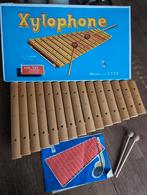 Vintage Xylofoon  uit USSR. Met muziekboekje, Muziek en Instrumenten, Drumstellen en Slagwerk, Overige merken, Gebruikt, Ophalen of Verzenden