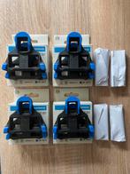Shimano sh12 x4 blauwe schoenplaatjes, Ophalen of Verzenden, Racefiets