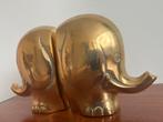 olifant olifanten boekensteun messing zwaar vintage, Antiek en Kunst, Ophalen of Verzenden
