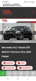 Mercedes-Benz GLC 250 211pk 4MATIC 9G-TRONIC 2018 Zwart, Auto's, Mercedes-Benz, Automaat, 15 km/l, Zwart, 4 cilinders