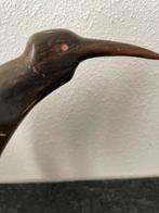 Hoornen Vogel Sculptuur - 23 cm, Ophalen of Verzenden