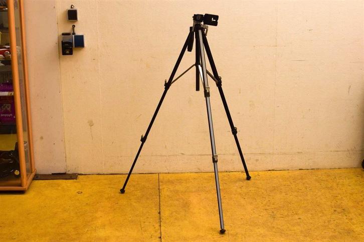 STITS statief met tasje 48711, Audio, Tv en Foto, Fotografie | Statieven en Balhoofden, Gebruikt, Driepoot, Minder dan 150 cm