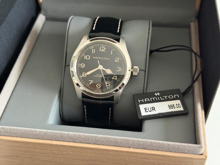 Hamilton Khaki Field Murph Auto 38 mm, Sieraden, Tassen en Uiterlijk, Horloges | Heren, Zo goed als nieuw, Polshorloge, Overige merken