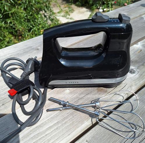 Kitchenaid handmixer WX0460302 Zwart - 5 standen, Huis en Inrichting, Keuken | Keukenbenodigdheden, Zo goed als nieuw, Ophalen of Verzenden