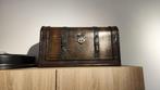 Decoratieve houten kist / schatkist in antieke stijl, Ophalen, Minder dan 50 cm, Gebruikt, 50 tot 100 cm